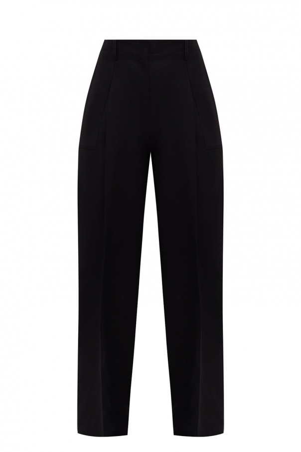 Stella McCartney Wool pleat-front includes trousers